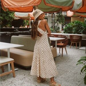 Floral Sleeveless Maxi Dress